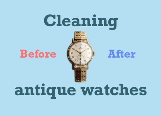 How to clean antique watches image