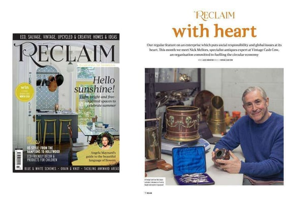 Reclaim with heart: Antique expert Nick Mellors meets Reclaim Magazine image