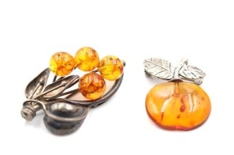 Amber Brooch