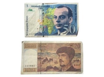 French Francs Notes