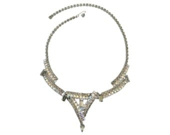 Black Ice Crystal Necklace