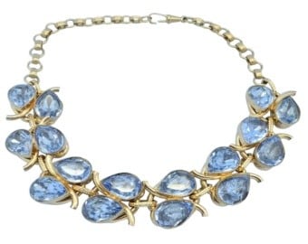 Pear Cut Crystal Necklace