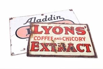 Enamel signs
