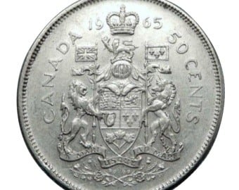 1959 Canada Queen Elizabeth II Silver Coin