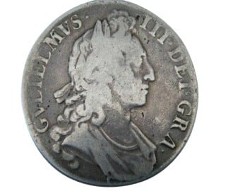 William III Silver Crown Coin
