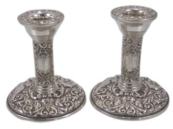 Silver Candlesticks