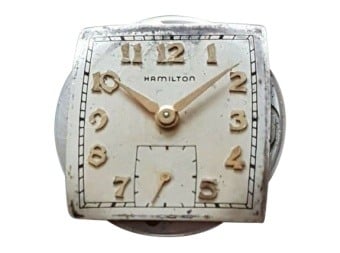 14ct Gold Hamilton Watch Movement